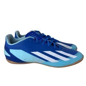 Adidas X Crazyfast.4 Indoor Soccer Shoes IE1585 Blue‎ Men's Size 12